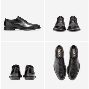 Cole Haan Lenox Hill Cap Oxford, Black -- 9M